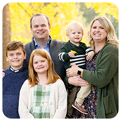 Dentist Bradley Packer With Family